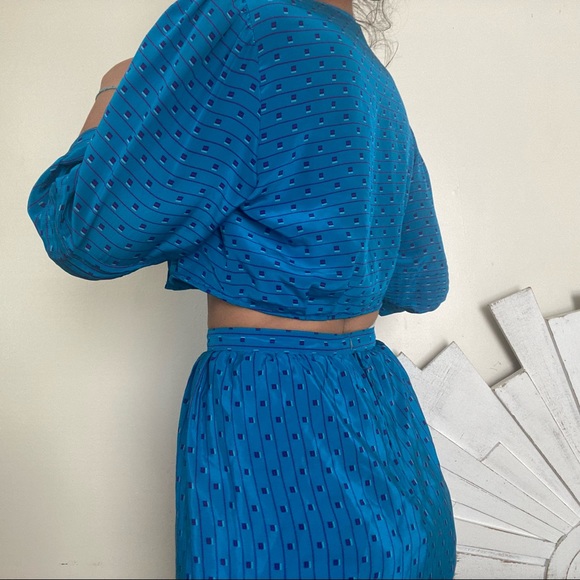 Vintage Reworked Silk Matching Set - Picture 3 of 5